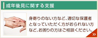 成年後見に関する支援